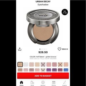 Urban Decay full size single eyeshadow